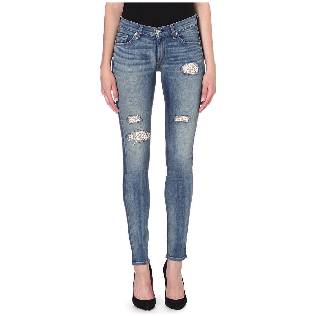 Rag & Bone Skinny In Crochet Lace